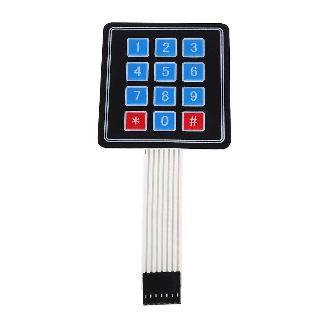 New 4 X3 12 Key Matrix Array Membrane Switch Keypad Keyboard for Arduino