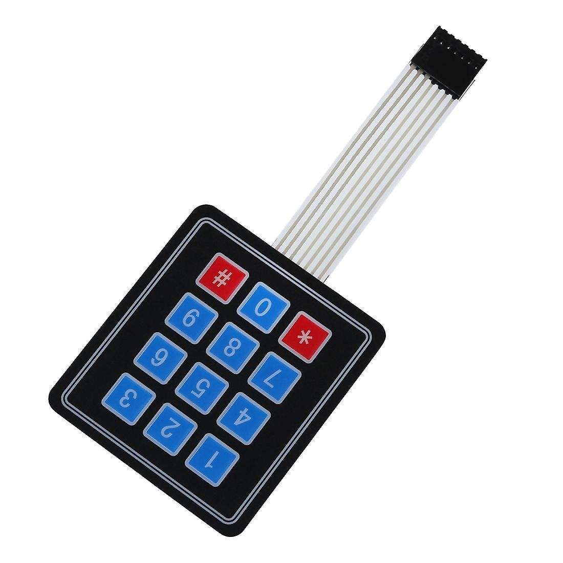 New 4 X3 12 Key Matrix Array Membrane Switch Keypad Keyboard for Arduino