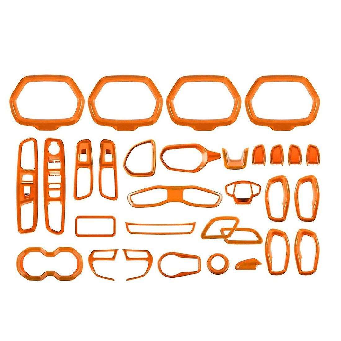 Air Conditioning Vent Interior for Jeep Renegade 2016-2018 (orange)