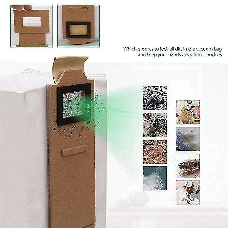 50 Pcs Dust Bags for Roborock S7 T7s T7s Plus Robotic Vacuum Cleaner