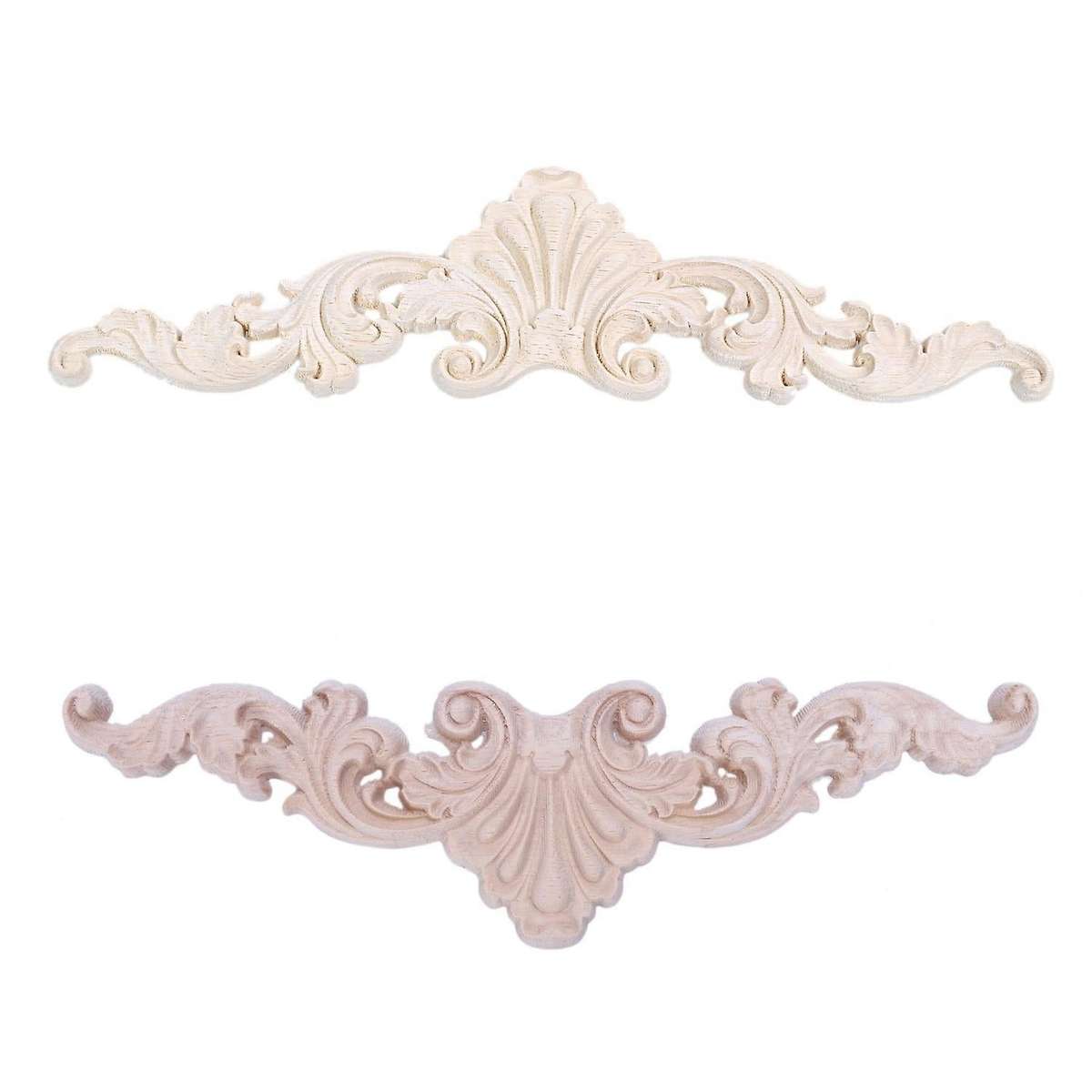 Wood Carved Corner Onlay Applique Frame Decor Type:20x5cm