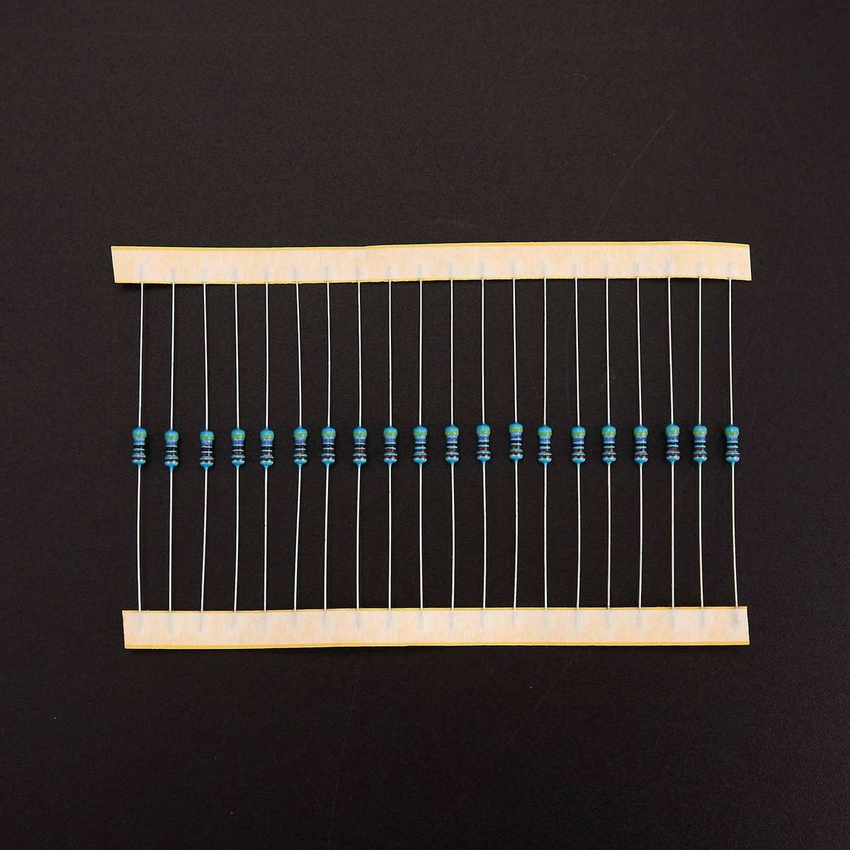 600 Pcs 30 Kinds Each Value Metal Film Resistor Pack 1/4w 1%