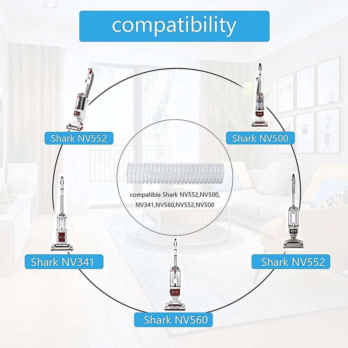 Replacement Pipe Hose-suitable for Shark Spinner Vacuum Cleaner