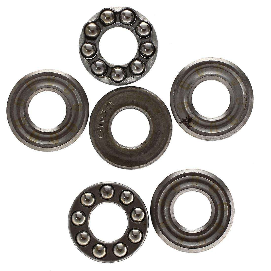 2 Pcs 10 X 24 X 9mm 51100 Single Direction Thrust Ball Bearings