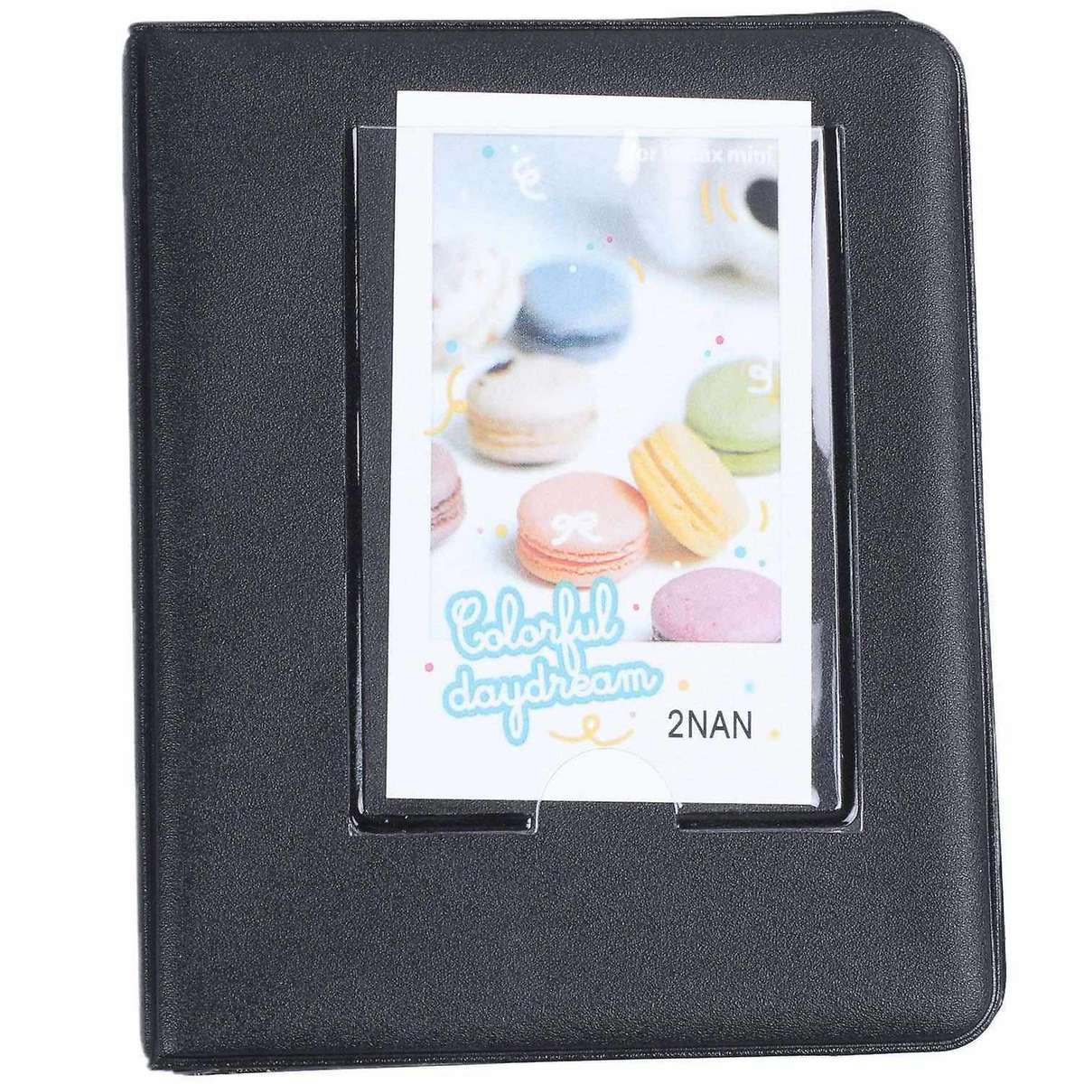 Mini Photo Album 64 Slots for Mini Film Camera-black