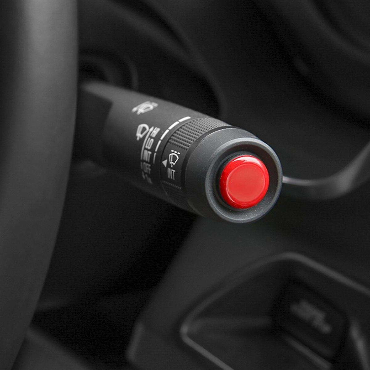 Wiper Lever Knob Trim On Both Sides for Corvette C7 (red)