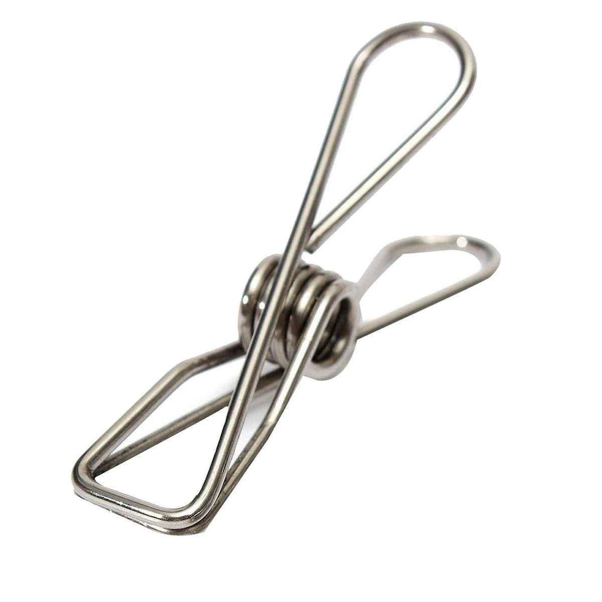 10 Stueck Edelstahl Metall Waescheklammer Waescheklammern Klammern