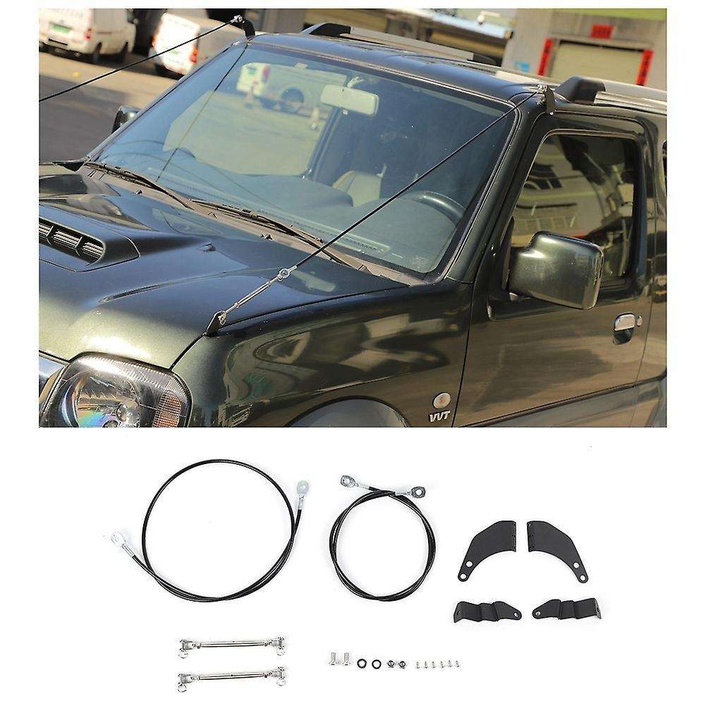 Car Hood Obstacle Eliminate Rope Limb Riser Kit for Jimny 2012-2017
