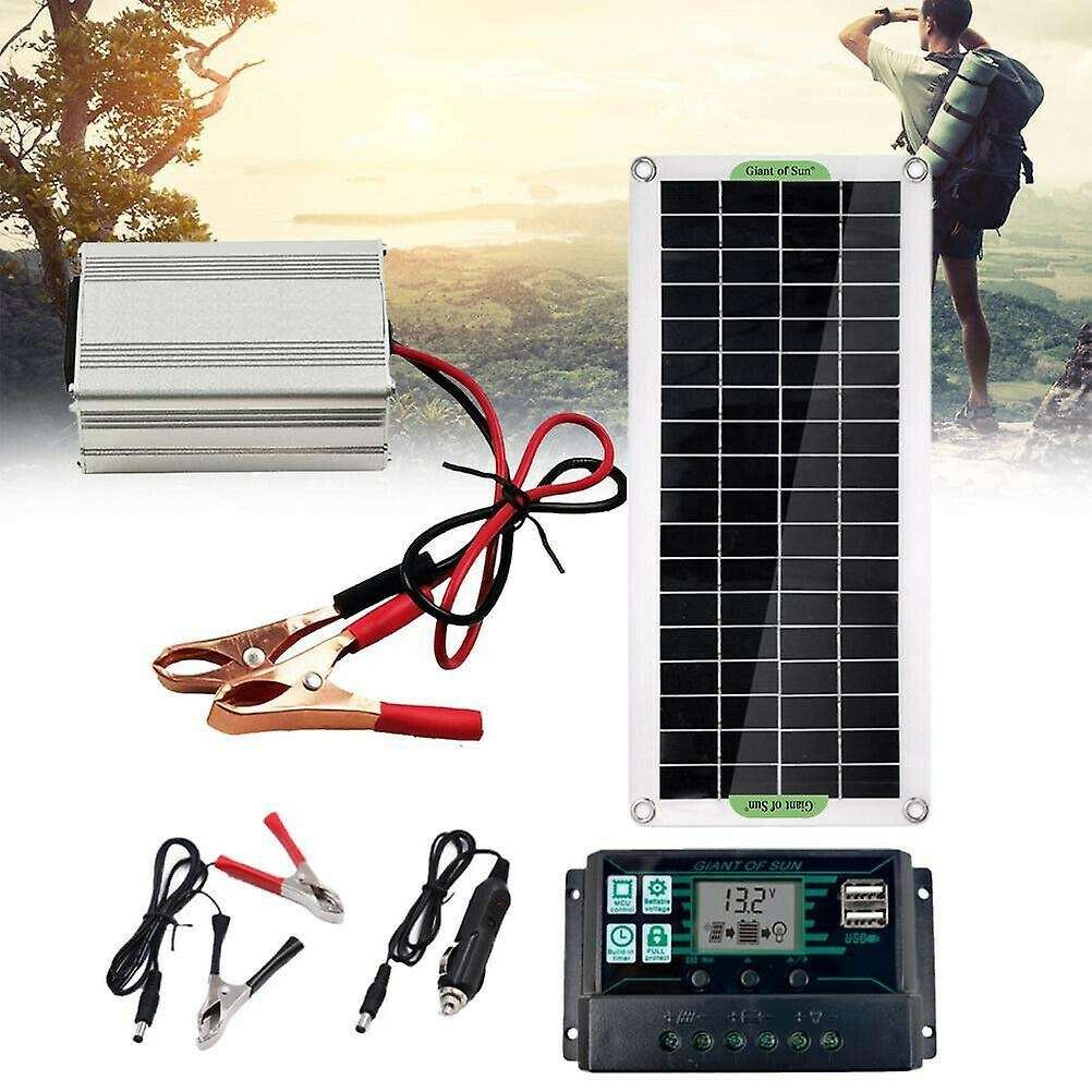 200w Solar Panel Kit 12v to 220v Battery Charger with 100a Controller