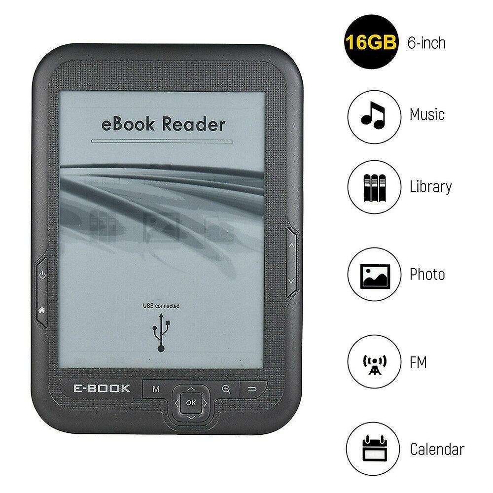 6 Inch 16gb Ebook Reader E-ink Capacitive E Book Light Eink Screen