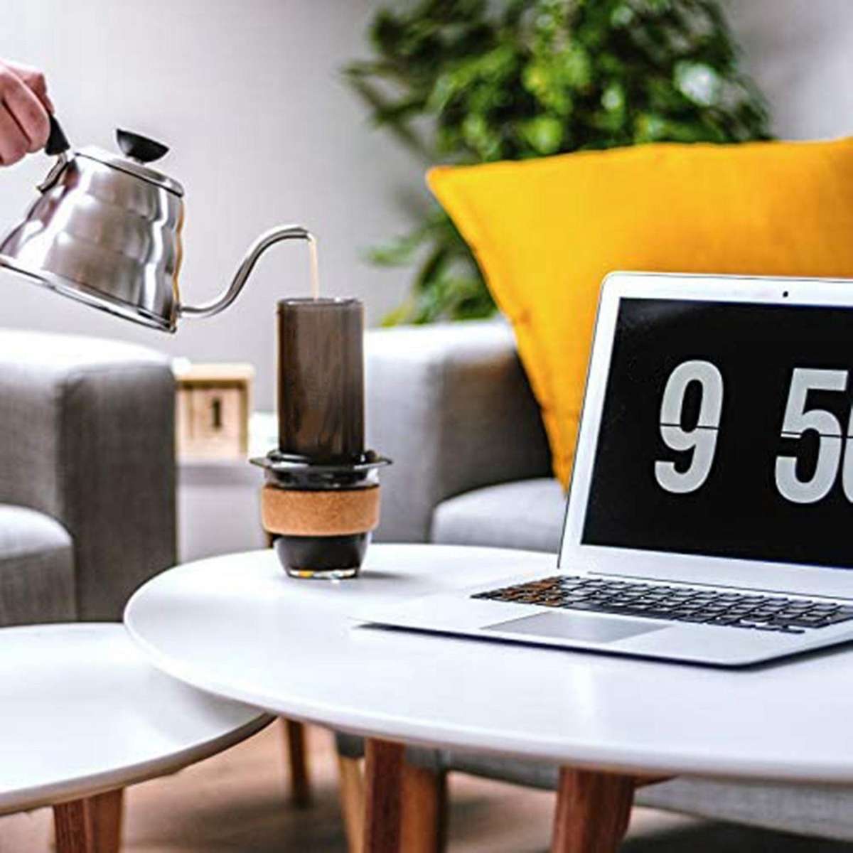 400 Pieces Of Unbleached Paper Coffee Filter Round Replacement