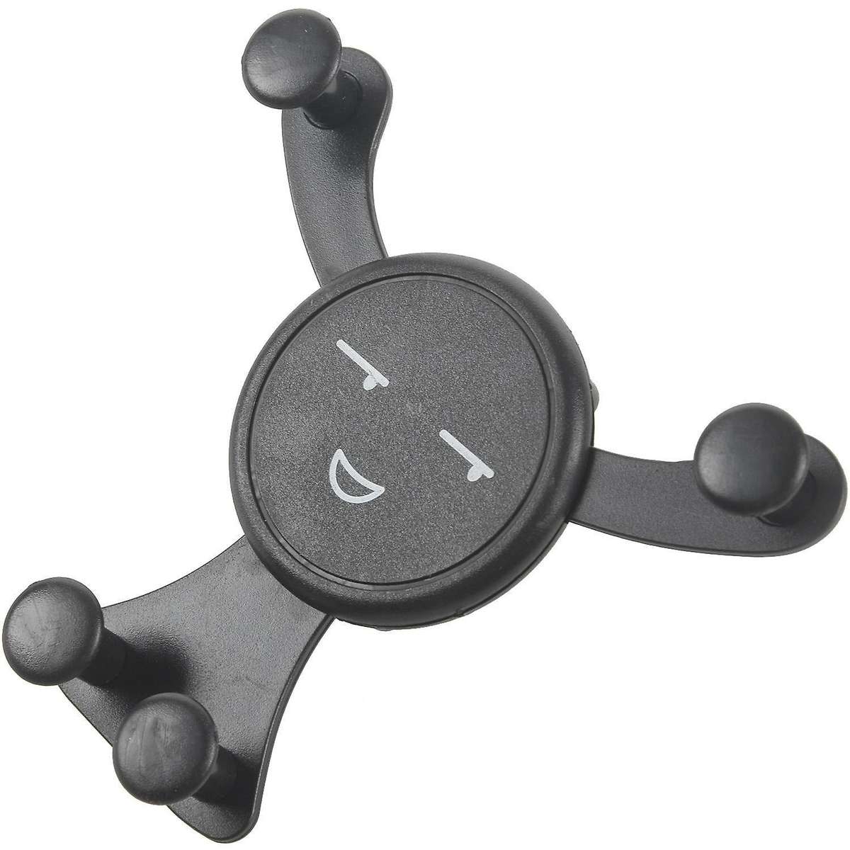 Car Smartphone Stand Air Vent Holder No Magnetic Phone Holder Black