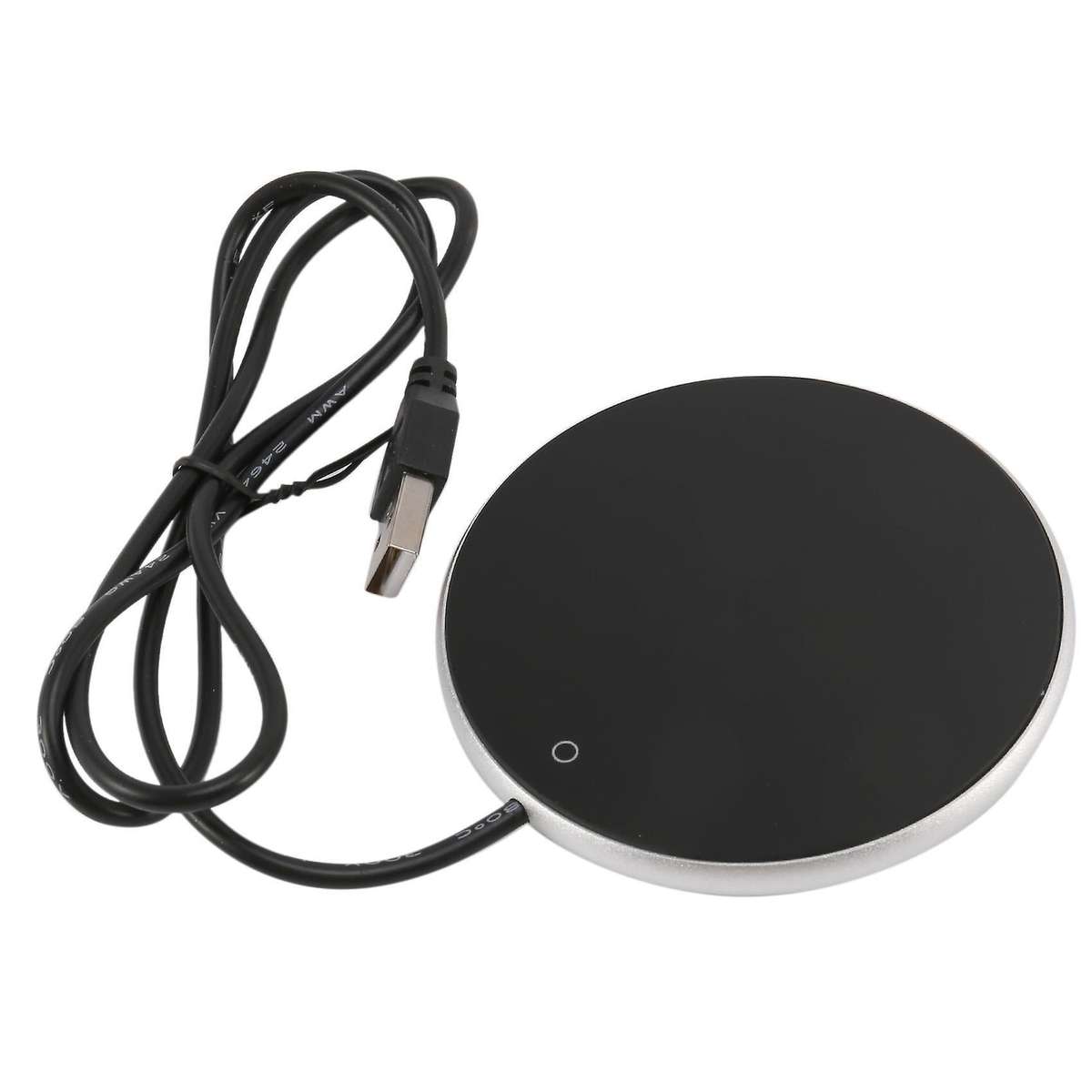 Coffee Warmer Coaster,usb Electric Heater for Office Home,silver 82 X 82 X 7mm