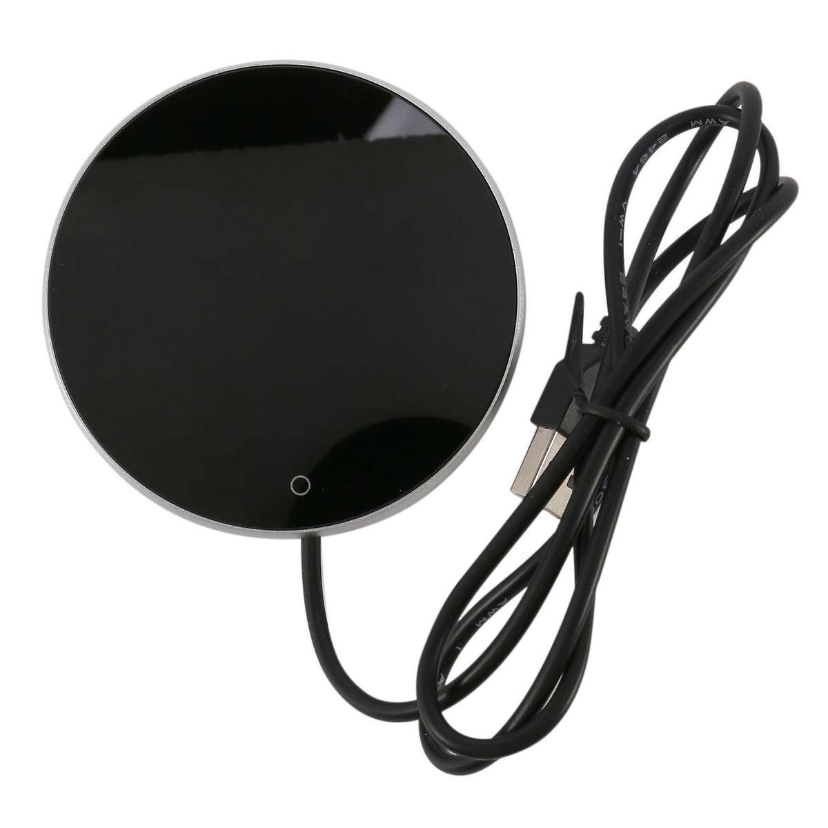 Coffee Warmer Coaster,usb Electric Heater for Office Home,silver 82 X 82 X 7mm