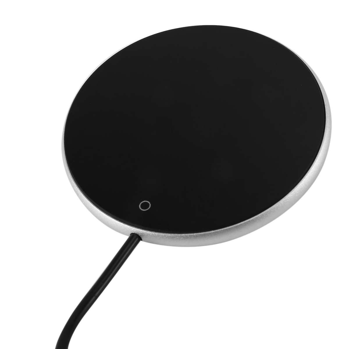 Coffee Warmer Coaster,usb Electric Heater for Office Home,silver 82 X 82 X 7mm