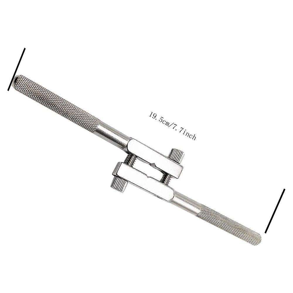 7pcs 7.7inch T-handle Ratchet Tap Holder Wrench Metric Plug Tap