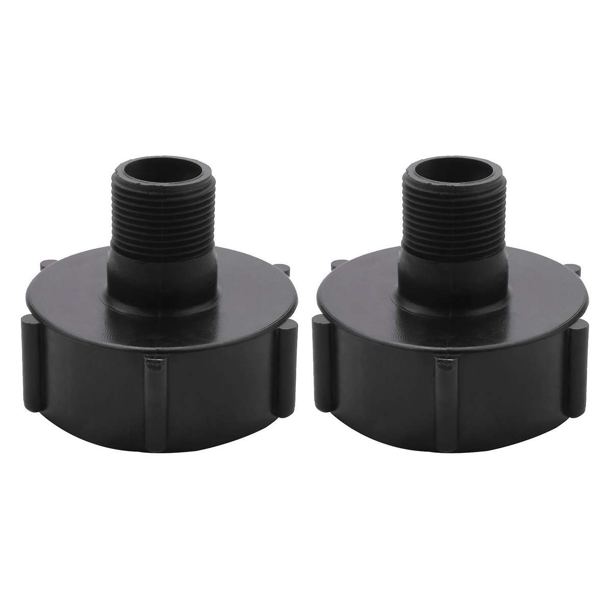 2pcs 1000l Ibc Water Tank Garden Hose Adapter Fitting 60mm Adaptor