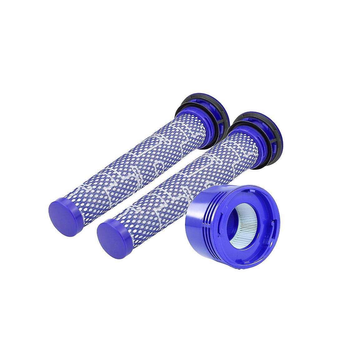 2 Pack Pre-filters and 1 Pack Hepa Post-filters for Dyson V8 and V7