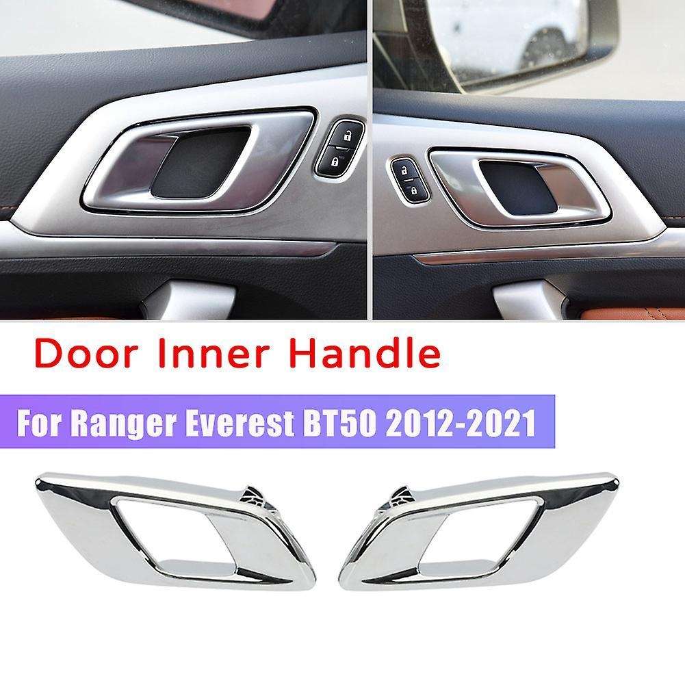 Right for Ford Ranger Car Interior Door Inner Handle Chrome