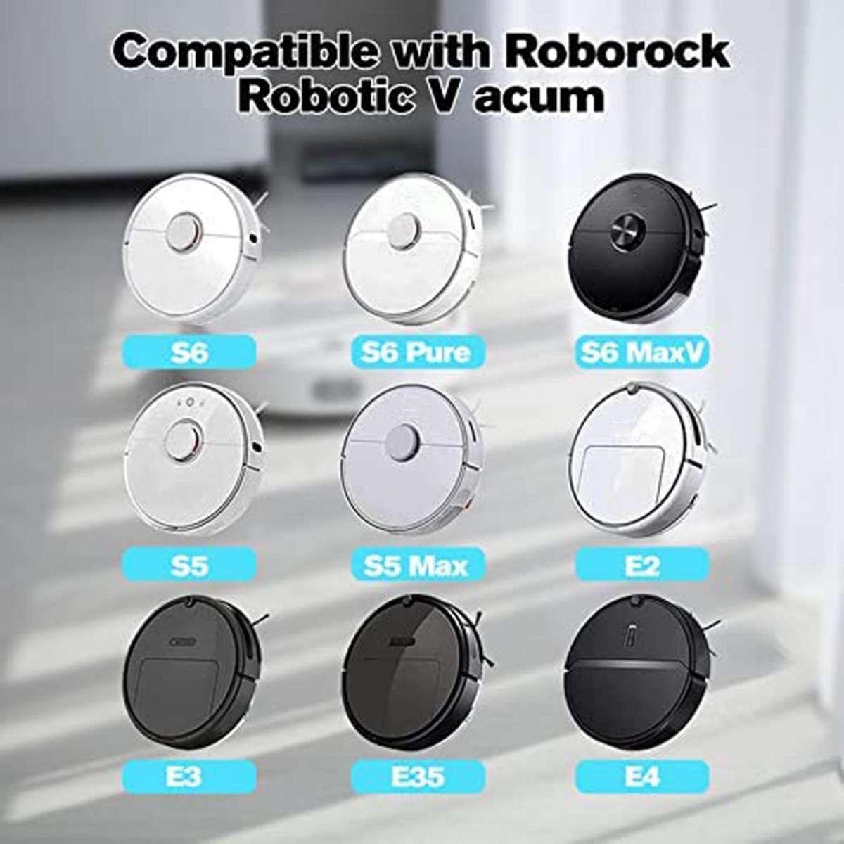 Wipes for Xiaomi Roborock, Wipe Pads Accessories Replacement,6 Pieces