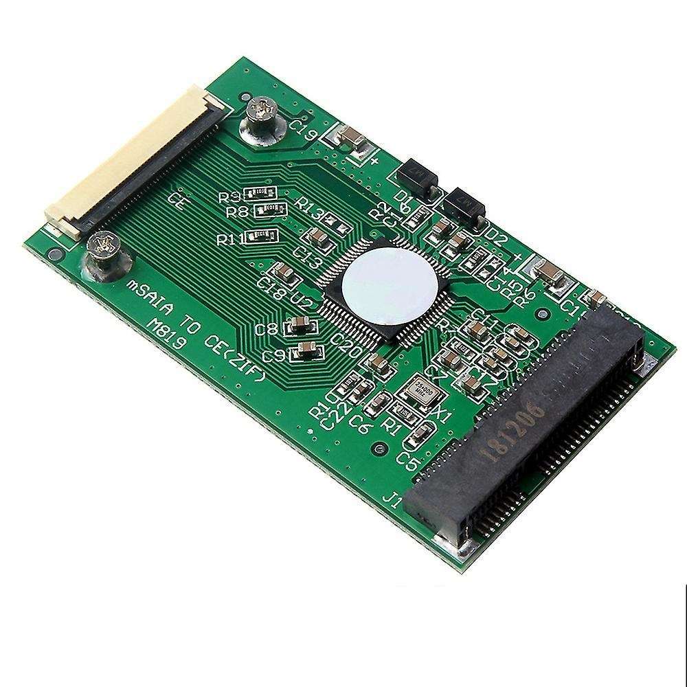 Mini Sata Msata Pci-e Ssd to 40pin 1.8 Inch Zif/ce Converter Card
