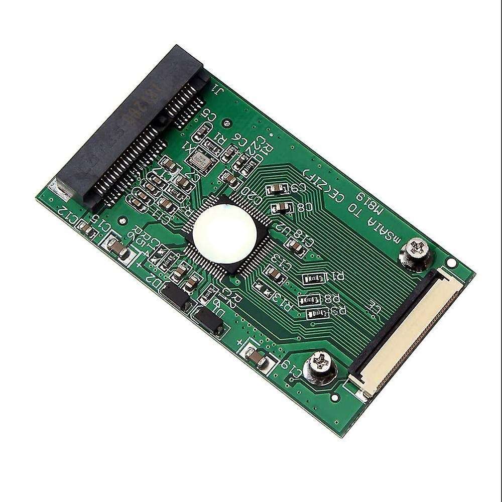 Mini Sata Msata Pci-e Ssd to 40pin 1.8 Inch Zif/ce Converter Card