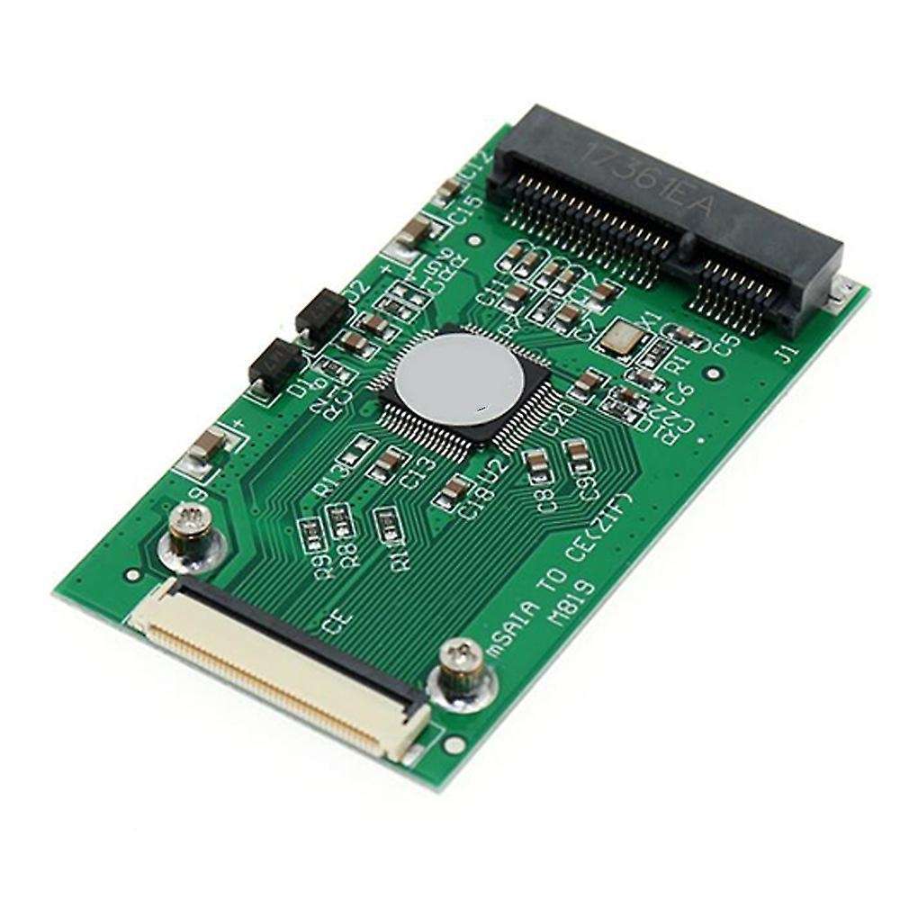 Mini Sata Msata Pci-e Ssd to 40pin 1.8 Inch Zif/ce Converter Card