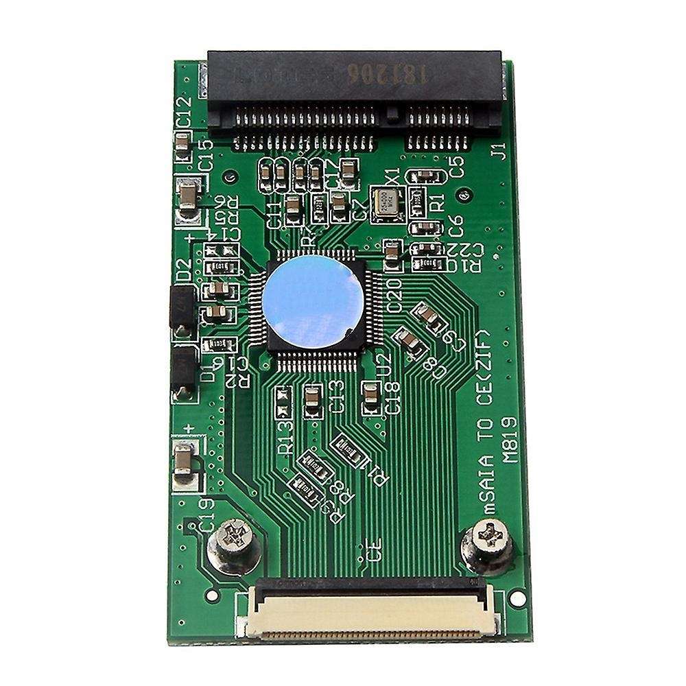 Mini Sata Msata Pci-e Ssd to 40pin 1.8 Inch Zif/ce Converter Card