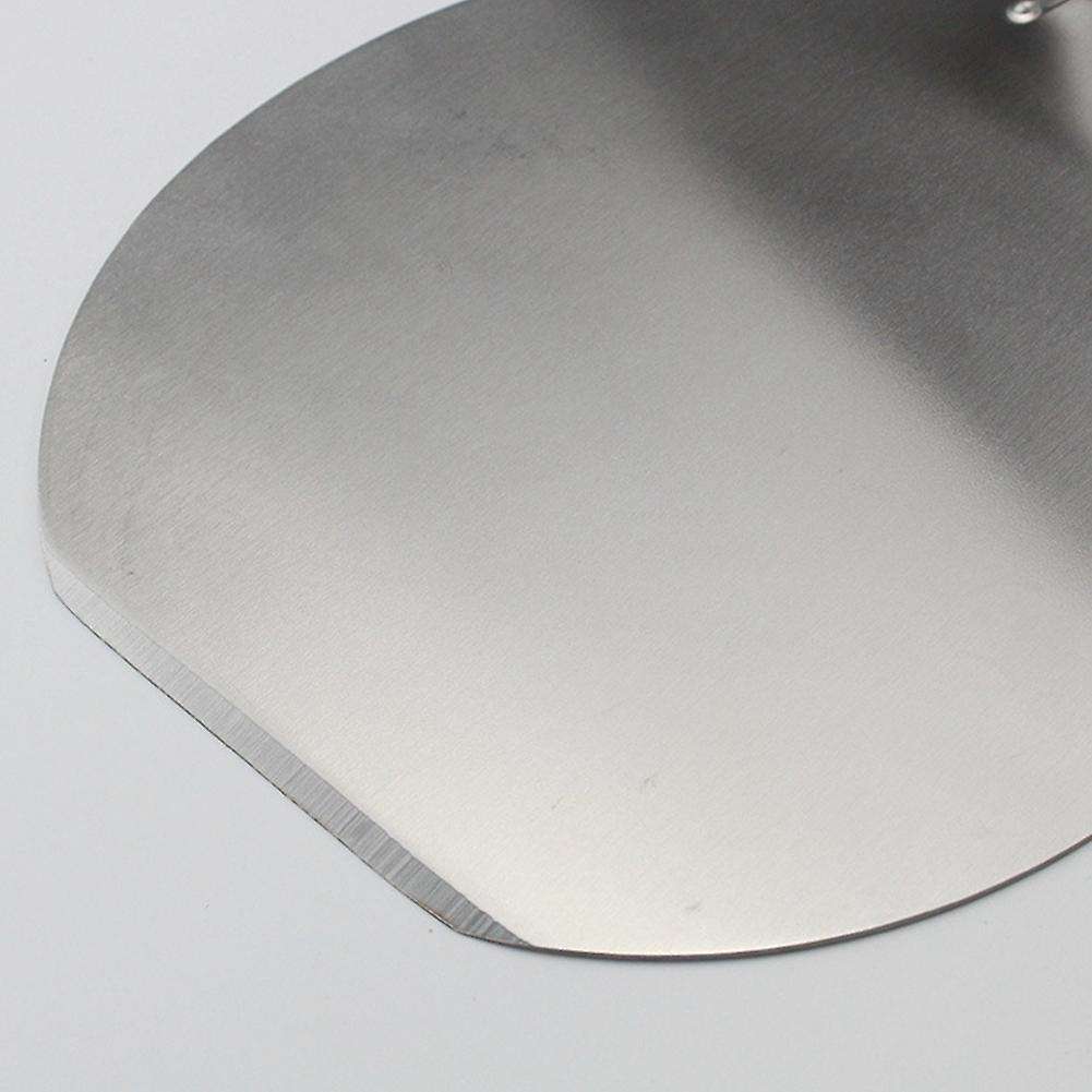 Round Blade Stainless Steel Pizza Shovel Kitchen Plastic Handle