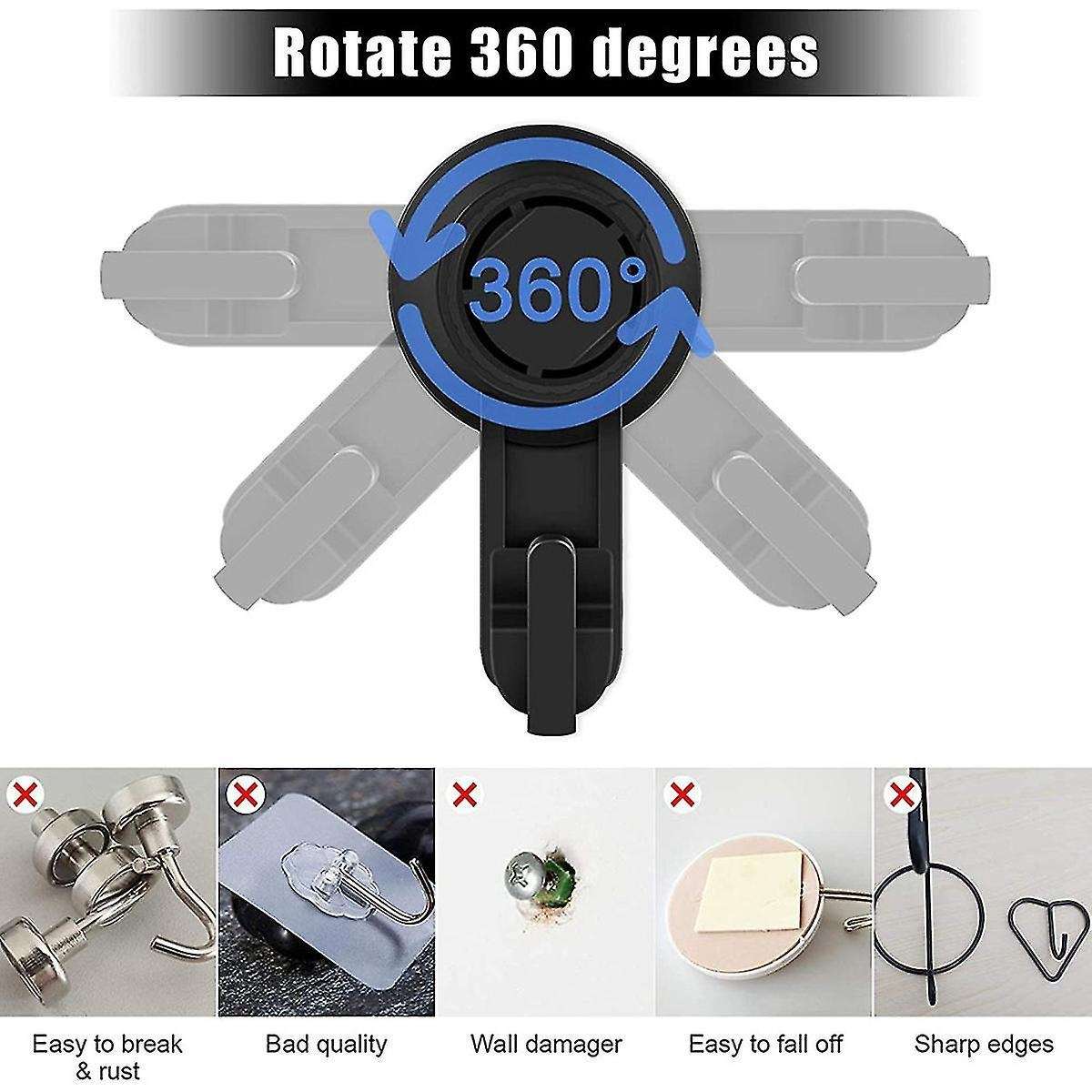 2 Pcs Suction Cup Hooks Bathroom Hooks,vacuum Wall Hooks for Towel