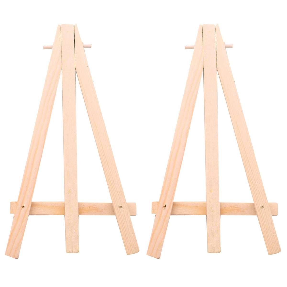 10pcs Mini Wooden Artist Easel-triangle Wedding Table Stand 15 X 8 Cm