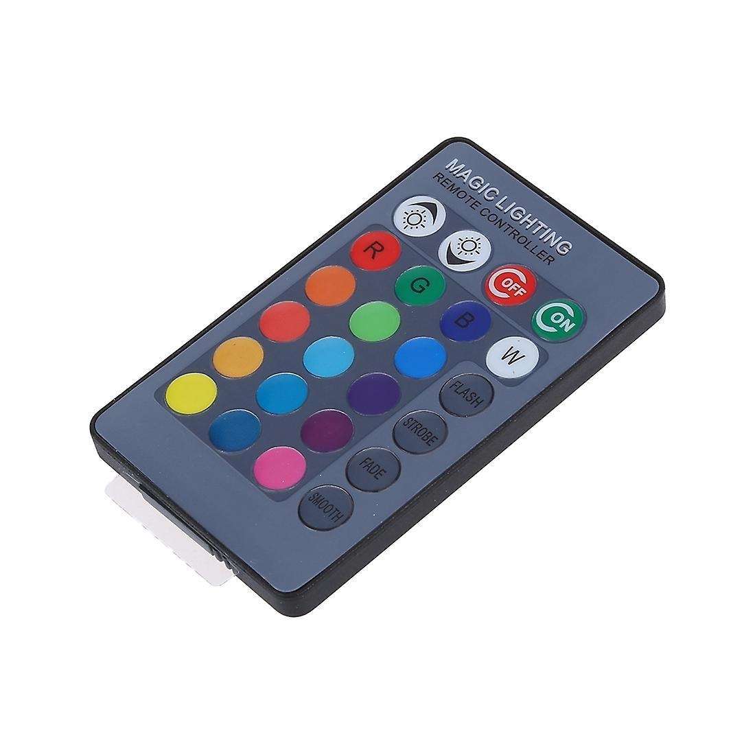 3w Rgb Led Ceiling Light Bulb Fixture Lamp + Driver + 24 Key 16 Color Remote