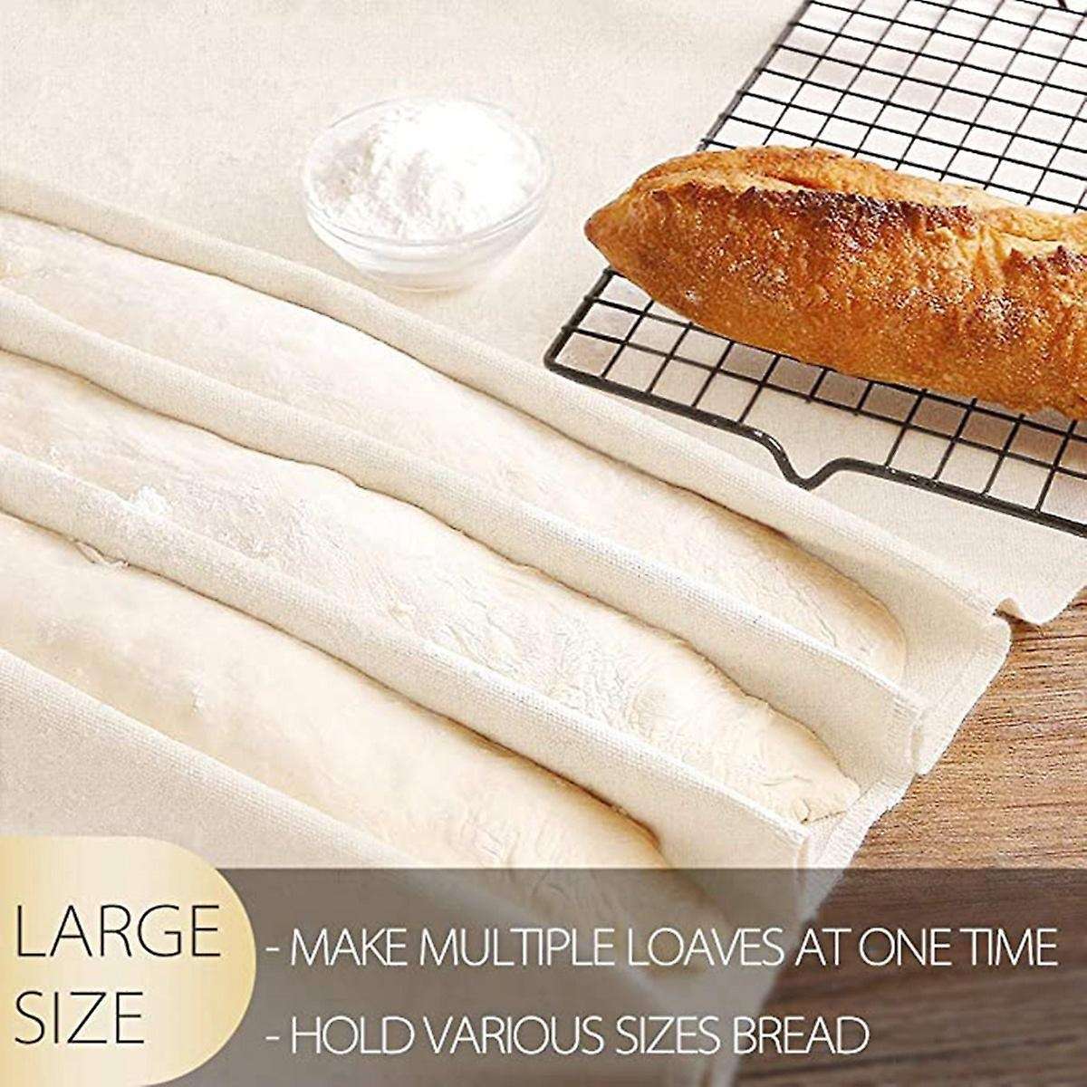 Large Bakers Dough Couche (35x26inch)- for Baking Bread