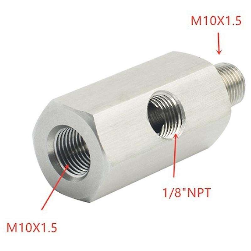 Metric Adapter Oil Pressure Sensor 1/8 Inch Npt Female X M10 M10x1.5