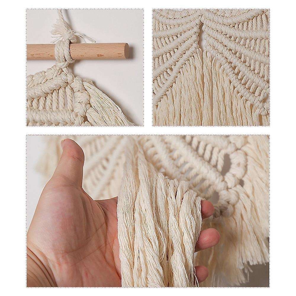 Hand-woven Angel Wings Tapestry Chic Boho Decor for Wedding Bedroom