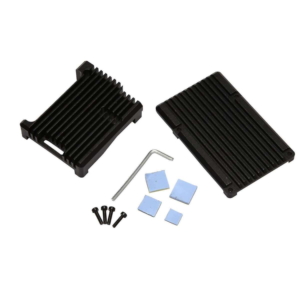 For Raspberry Pi 3 Aluminum Case without Dual Cooling Fan Metal Shell