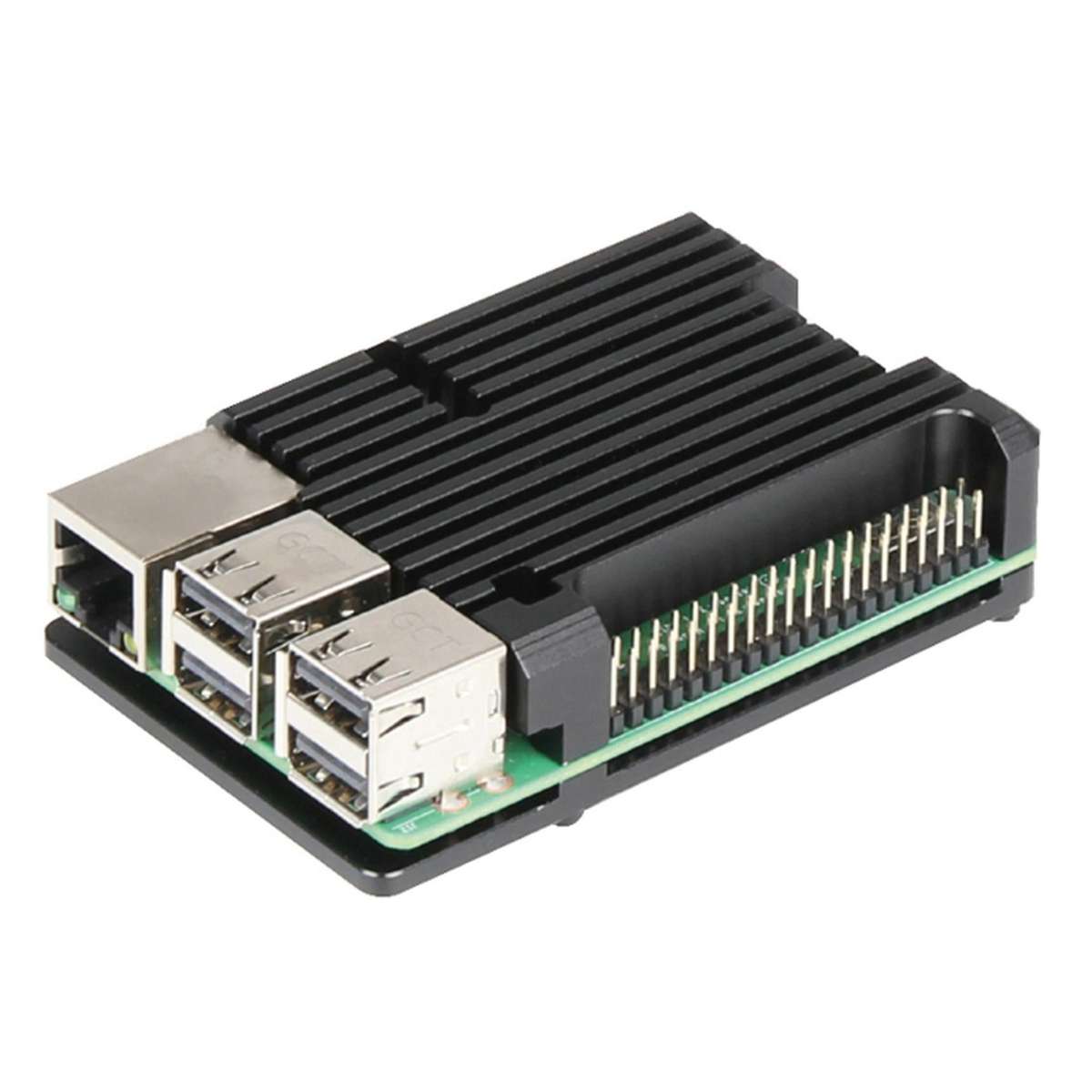 For Raspberry Pi 3 Aluminum Case without Dual Cooling Fan Metal Shell