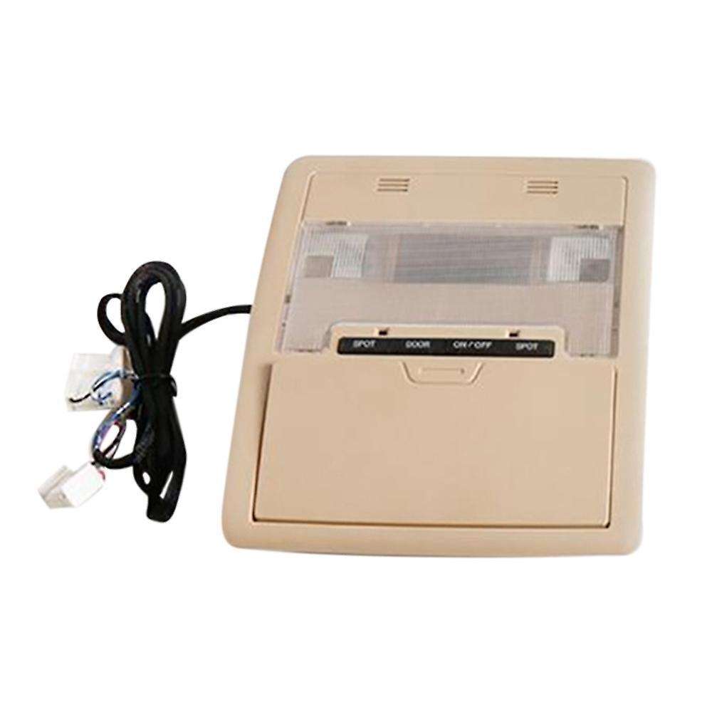 Car Console Overhead Front Reading Lamp Assembly for Toyota Brown