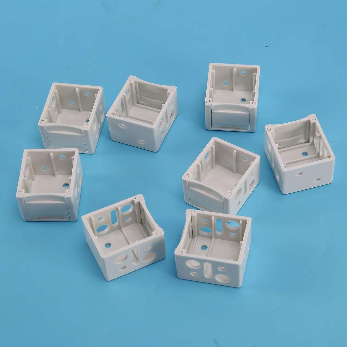 1 Inch Blind Brackets White Profile Box Blinds Headrail Bracket (8)