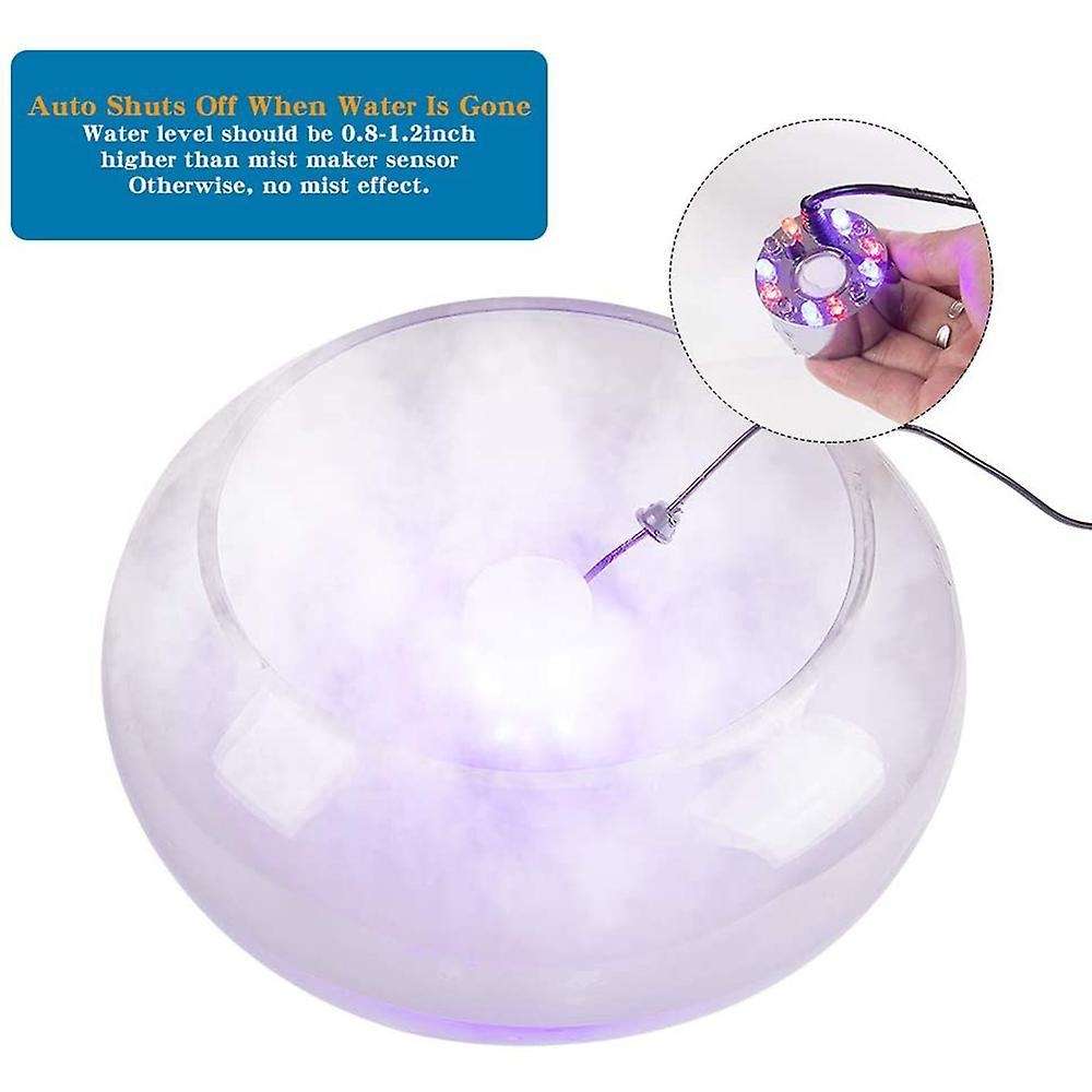 Mist Maker with Led Light, Fish Tank Accessories for Fountain Planted