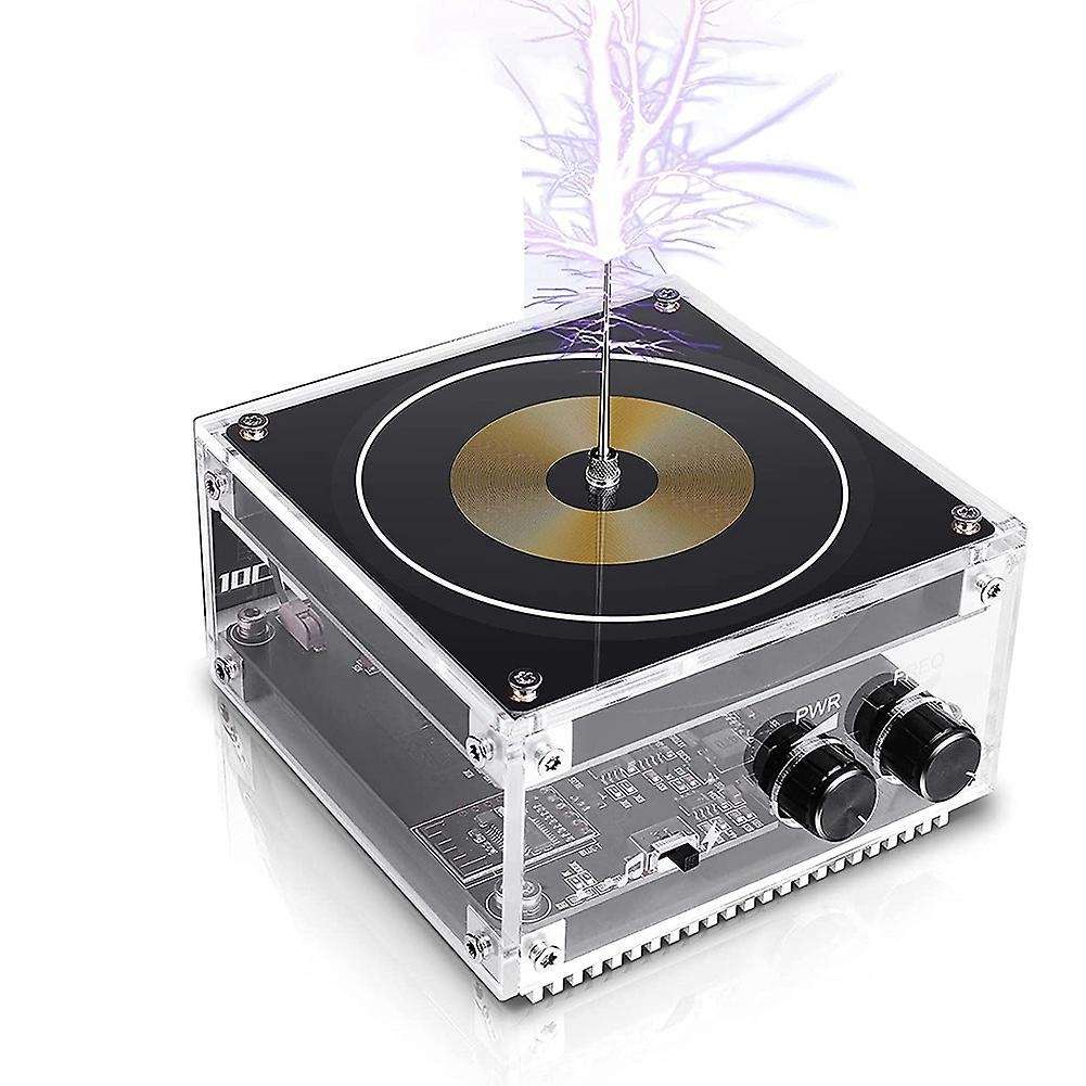 Bluetooth Music Tesla Coil Desktop Toy,for Xmas, Arc Plasma Wireless