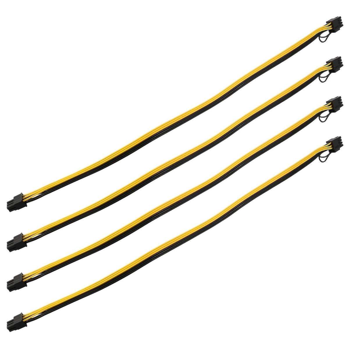 6 Pin Pci-e to 8 Pin (6+2) Pci-e (male to Male) Gpu Power Cable 50cm