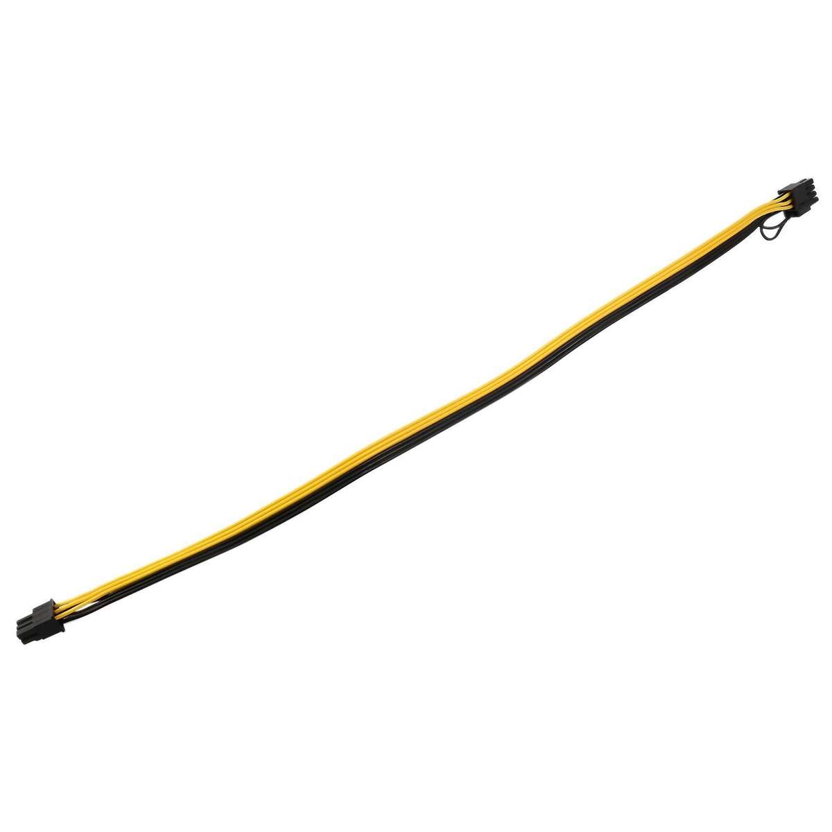 6 Pin Pci-e to 8 Pin (6+2) Pci-e (male to Male) Gpu Power Cable 50cm