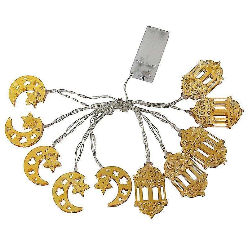 Ramadan Decorations Moon Star Led String Lights Eid Mubarak Decor