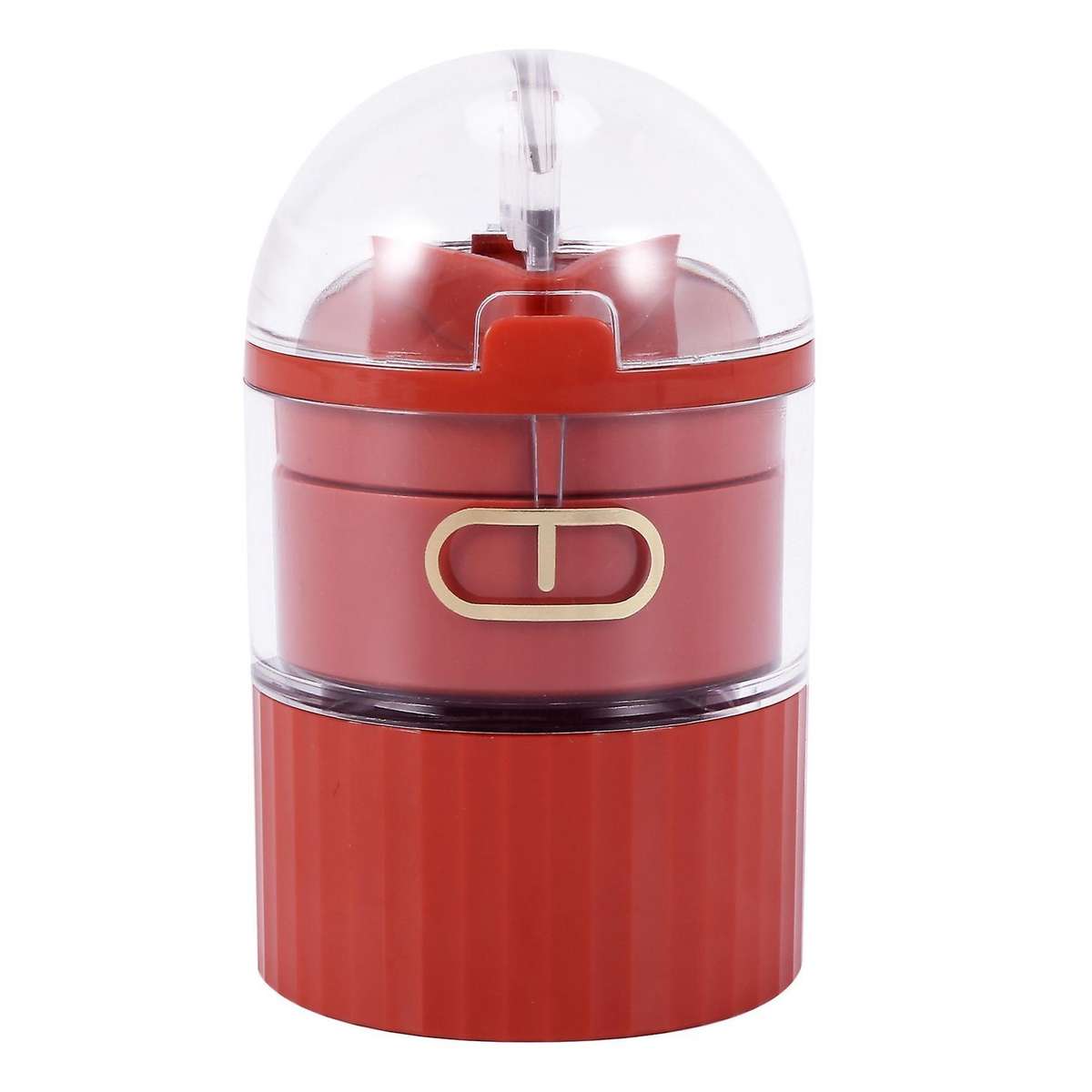 Medicine Pill Box Pill Grinder Pill Cutter Pill Container, Red