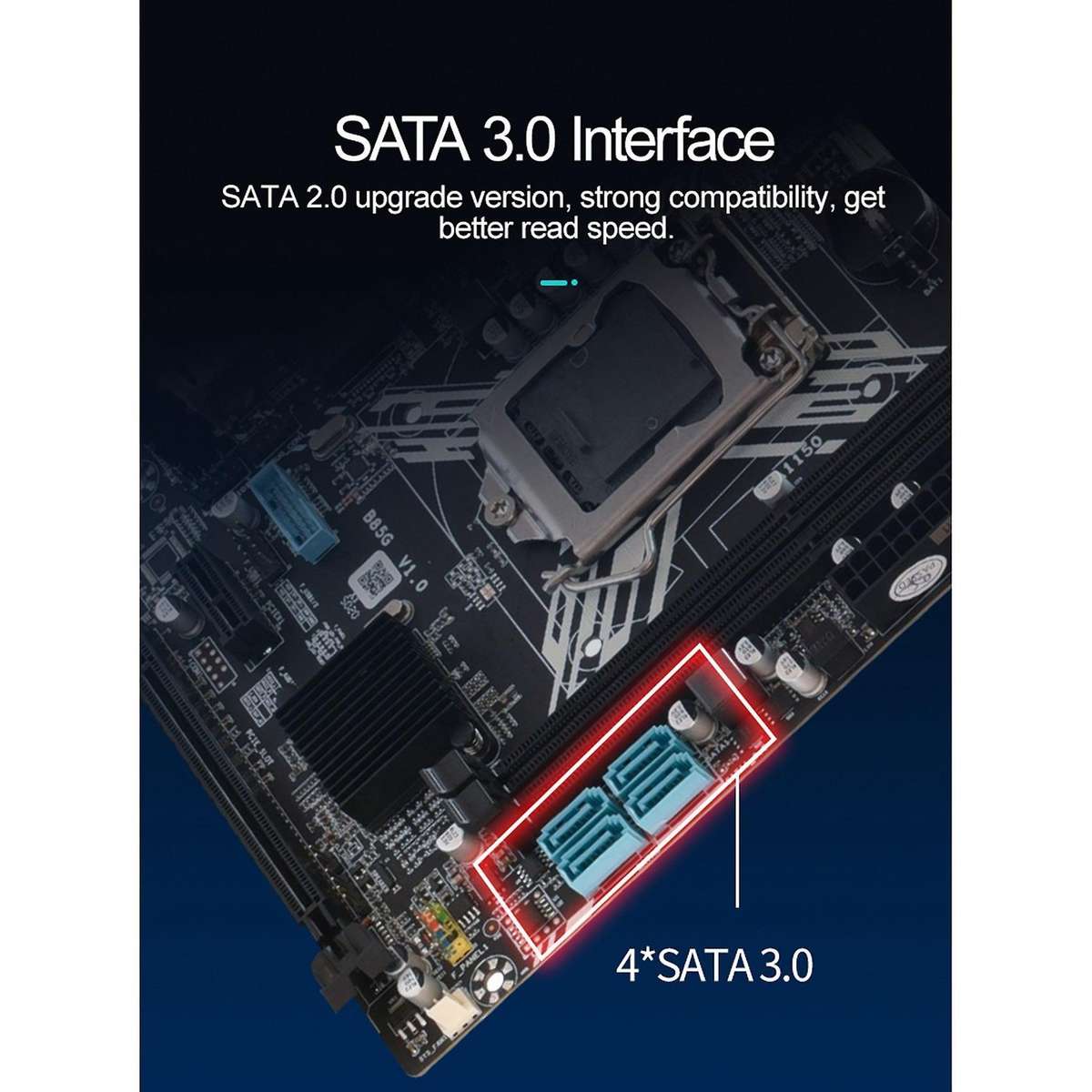 B85 Motherboard+ddr3 2gb Ram Lga1150 Desktop Computer Motherboard