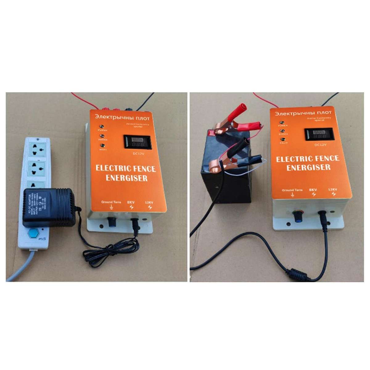 2040km Electronic Fence Energizer, High Voltage Pulse Output(us Plug)