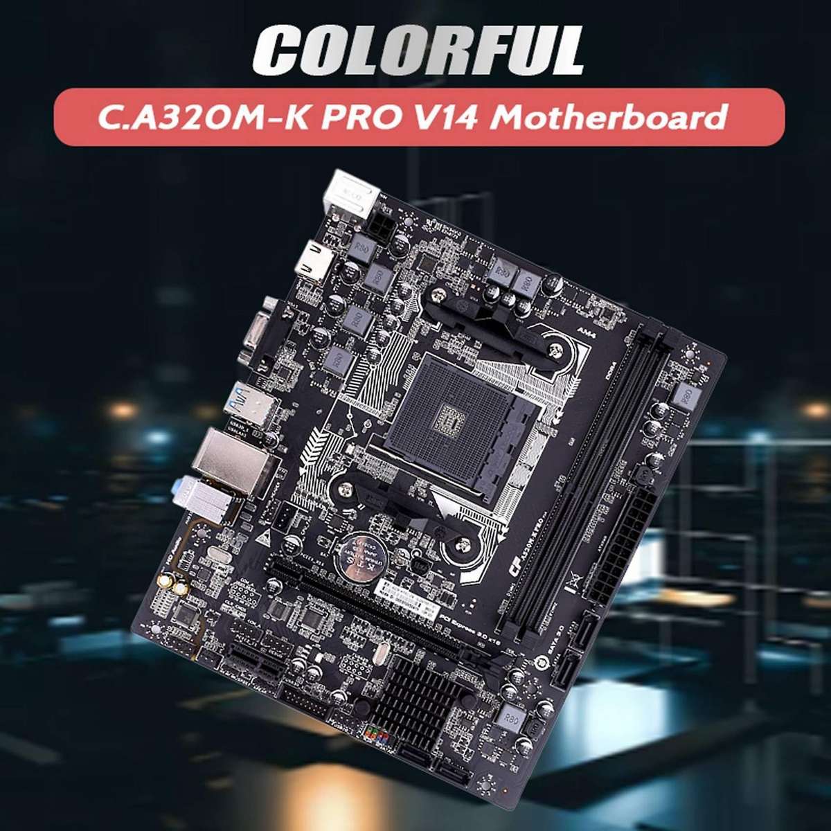Colorful C.a320m-k Pro Motherboard Support Am4 Interface Processor