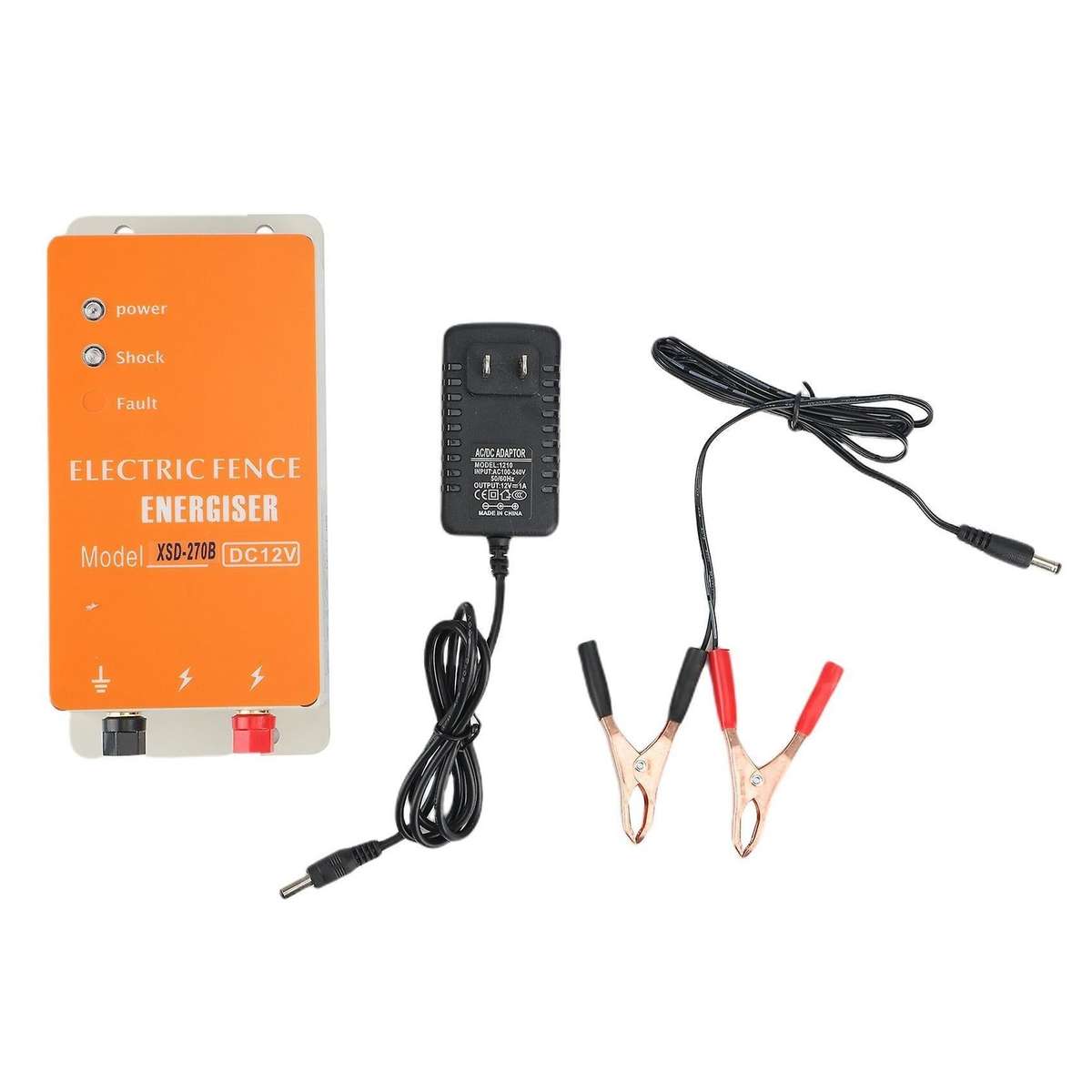 10km Electric Fence Solar Energizer Charger Controller High Us Plug