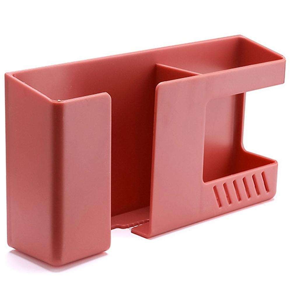 4 Pcs 4-color Wall-mounted Mobile Phone Holder Perforated Free